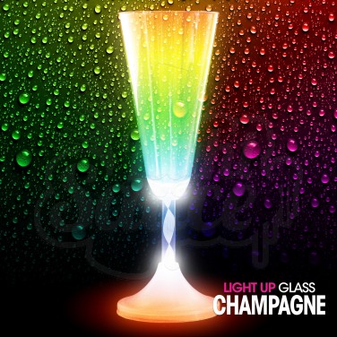 Light Up Champagne Glass 