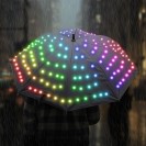 Light Up Starry Umbrella - Multi Colour
