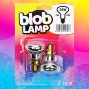 25W Replacement Lava Lamp Bulbs Blob Lamp E14 R39 - Twin Pack