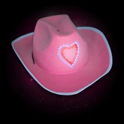 Light Up Pink Cowboy Hat