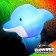 Dolphin Mini Flashing Animal Wand 7"  4